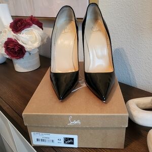 Christian LouboutinSo Kate Patent Pointed-Toe Red Sole 120 mm Pump